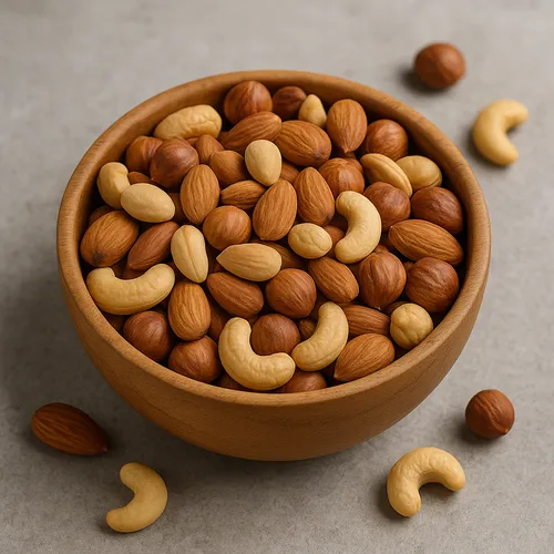 Premium nut mix containing apricot kernels